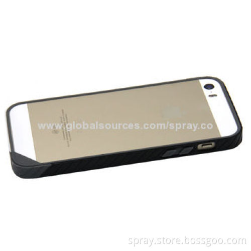 3 Colors Injection TPU Bumper Cover for iPhone 5S, Lightweight, Tear-resistant and Unique